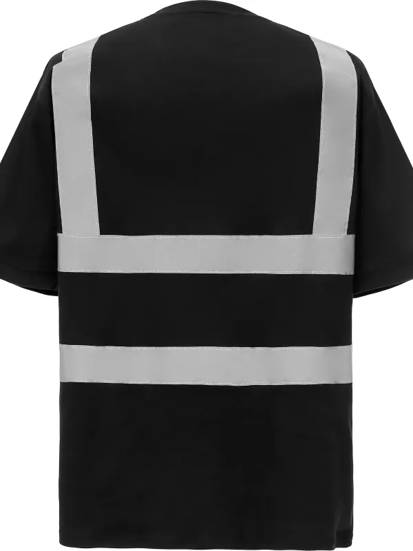 Camiseta de manga corta de alta visibilidad