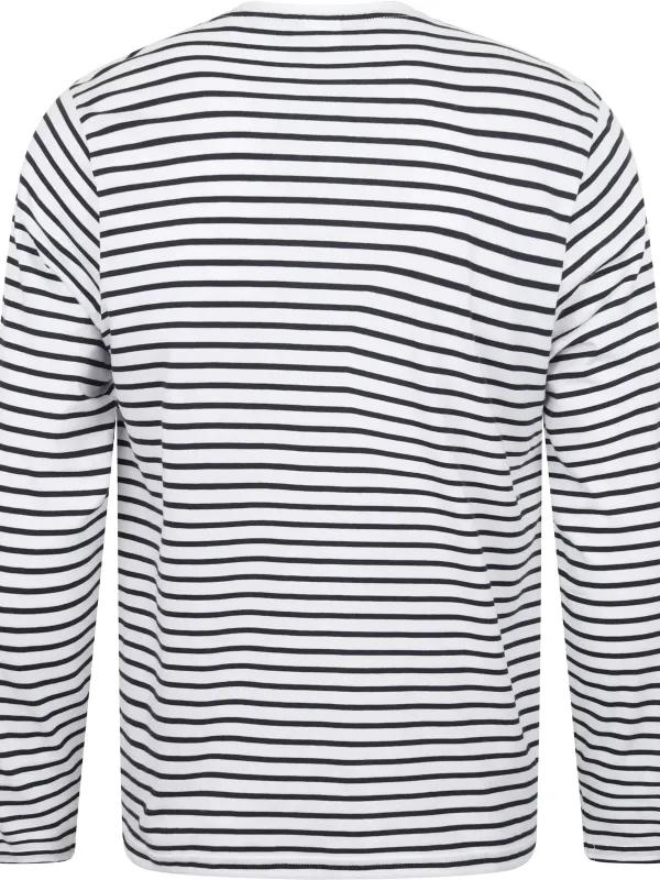 T-shirt rayé manches longues