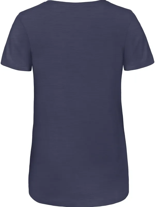 T-shirt Triblend col V Femme