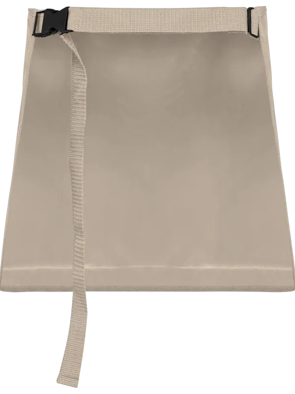 Short eco-friendly gardening apron, unisex