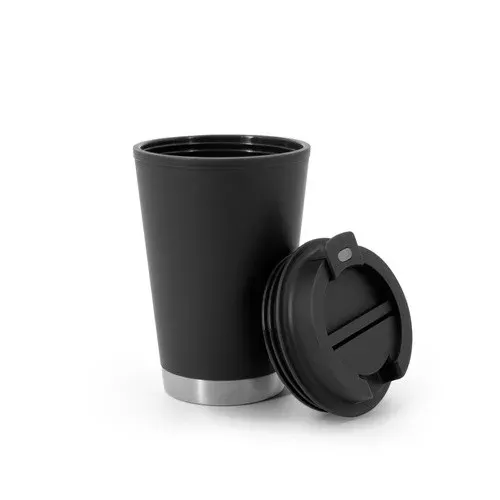 FIGLIOLI. Vaso de viaje de PP de doble pared a prueba de fugas