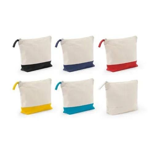 DAPHNE. Trousse à cosmétiques 100 % coton (340 g/m²) bicolore