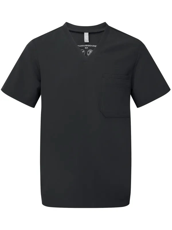 Men's short-sleeve stretch tunic