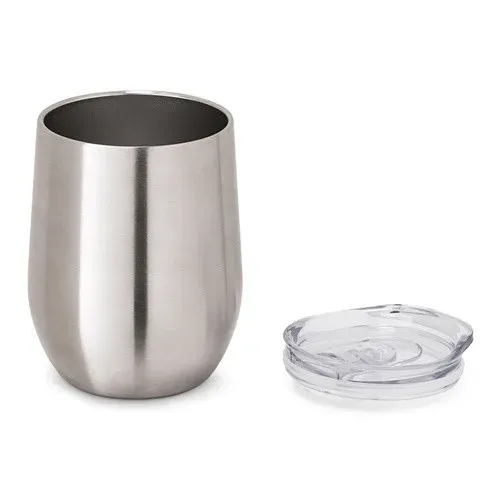 RONDE. Verre de voyage en acier inoxydable 400 mL