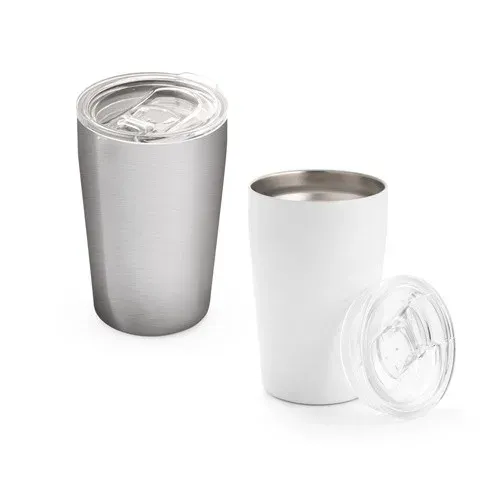 SLIDER. Verre de voyage pour sublimation 380mL en acier inox