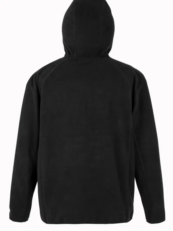 Hoodie made of recycled microfleece