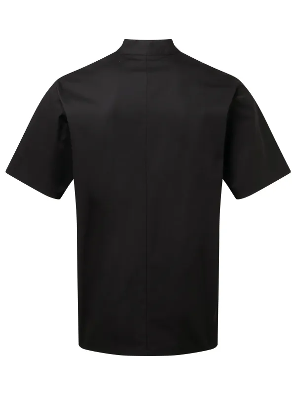 Chaqueta de chef cocinero de manga corta "Essential" unisex