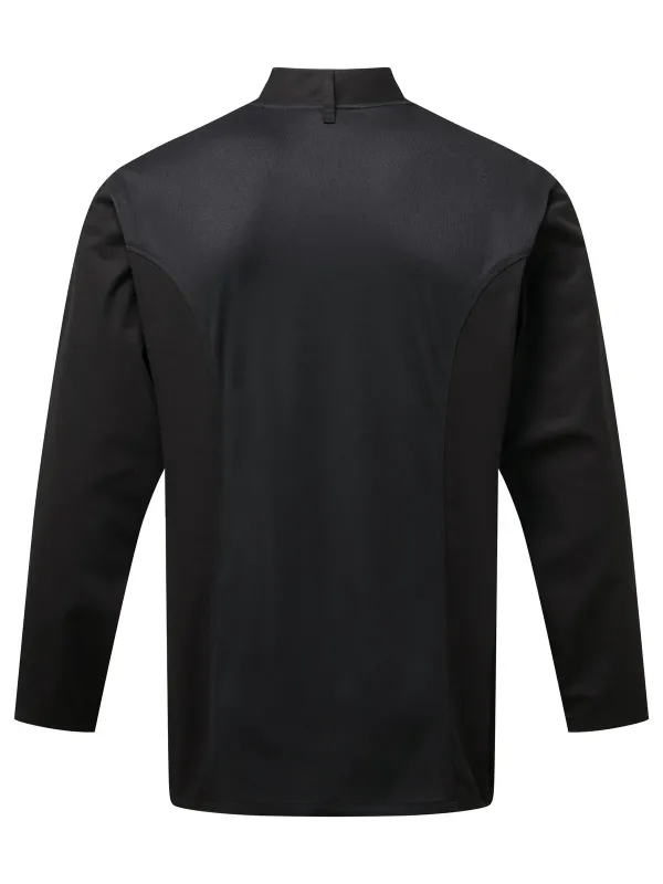 Coolchecker® long-sleeved chef’s jacket