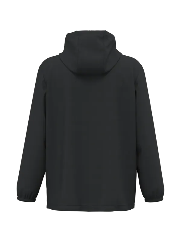 Veste coupe-vent imperméable écoresponsable quart zip unisexe