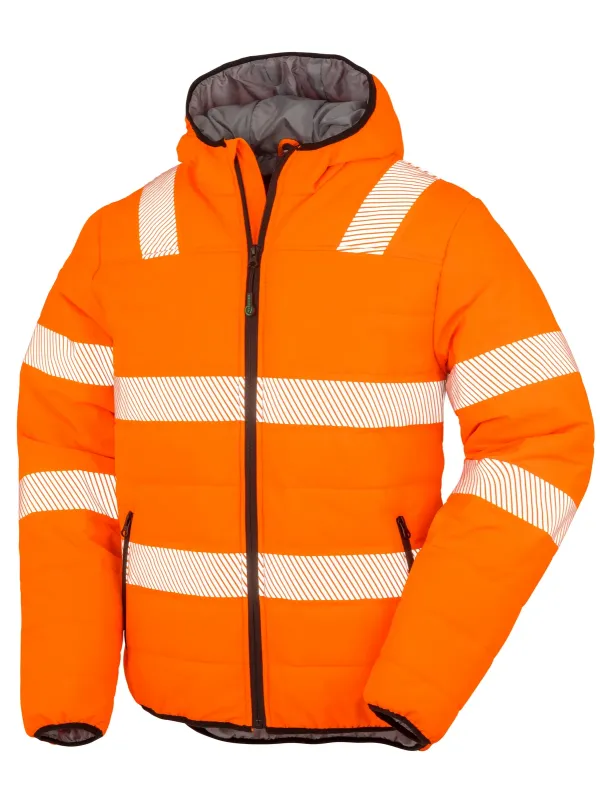 Recycled ripstop padded safety jacket
