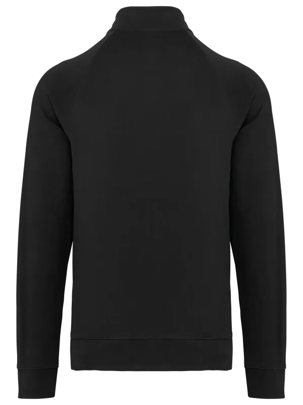Chaqueta de felpa de algodón con mangas raglán unisex