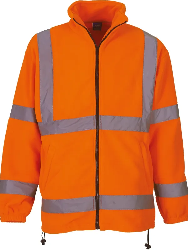 Chaqueta polar de alta visibilidad