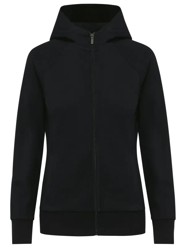 Veste zippée à capuche femme