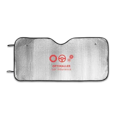 Produit CRADLE. Pare-soleil pour pare-brise de voiture avec revêtement en PE et en aluminium Image