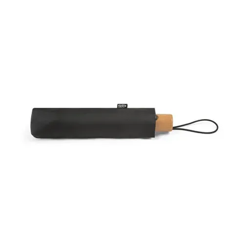 Produit RIVER. Parapluie pliable en polyester recyclé (100% rPET) 190T pongé à ouverture et fermeture automatiques Image
