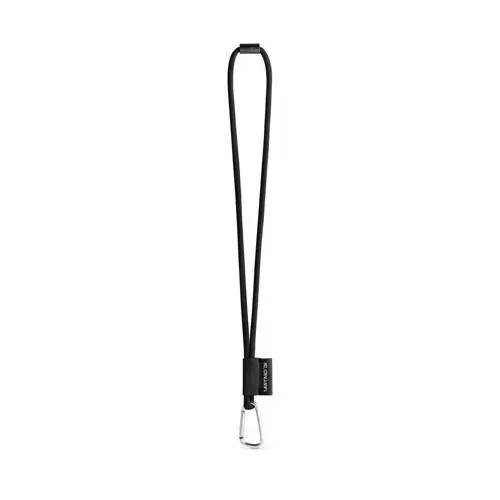 Produit SET Lanyard TUBE Long (Ø 7 mm) avec mousqueton en forme de D de 55 mm et fermoir de sécurité Ø 7 mm Image