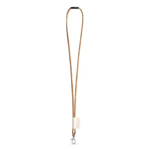 Produit SET Lanyard CORK Long (Ø 5 mm) avec mousqueton à déclenchement de 9 mm et fermoir de sécurité Ø 5 mm Image