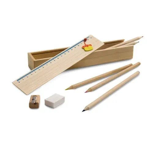 Produit DOODLE. Set de dessin fourni dans une boîte en bois Image