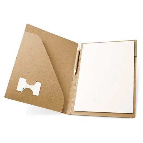 Produit POE. Porte-documents papier recyclé A4 en papier 100 % recyclé (450 g/m²) Image