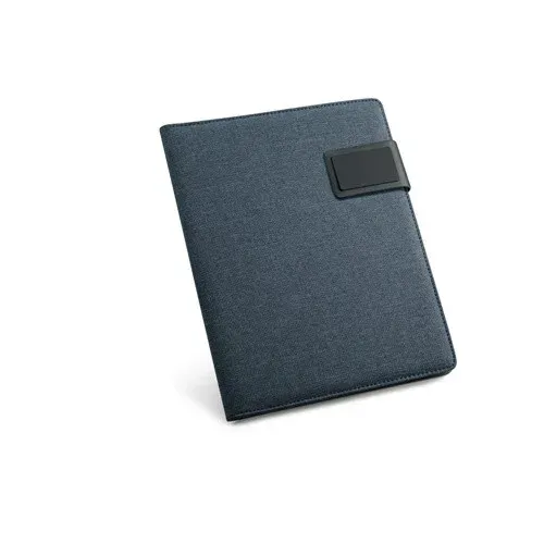 Produit PYNCHON. Porte-documents A5 en simili lin et PU avec bloc de pages lignées Image