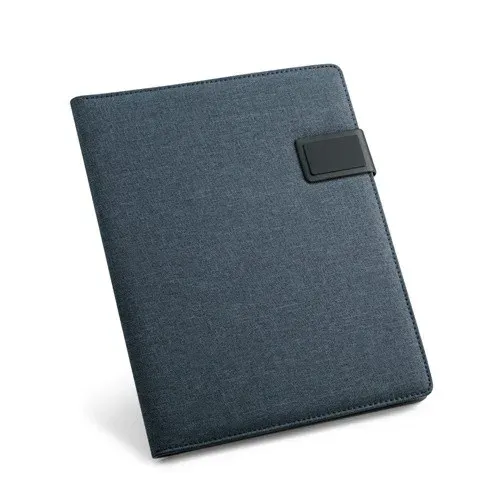 Produit RIORDAN. Porte-documents A4 A4 en simili lin et PU avec bloc de pages lignées Image