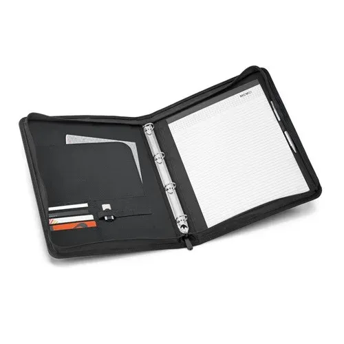 Produit AUSTER. Porte-documents A4 A4 en 600D avec bloc de pages lignées Image