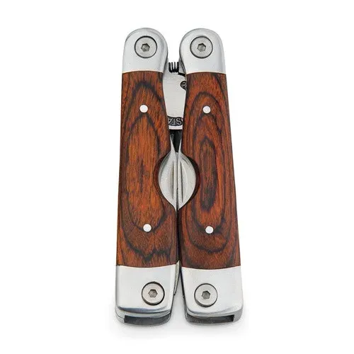Produit MAGNUM. Pince pliante multifonctions en acier inoxydable et en bois Image