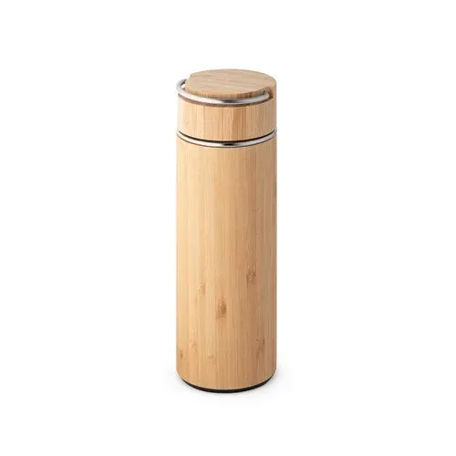 Produit SOW. Thermos 440mL en bambou et acier inox Image
