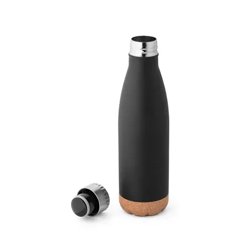 Produit SOLBERG. Thermos 560mL en acier inox avec base en liège Image
