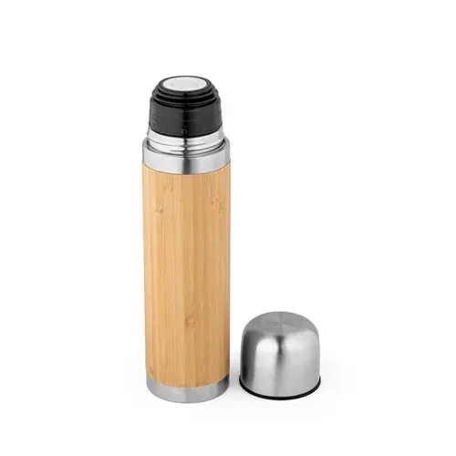 Produit CEYLON. Thermos 450mL en bambou et acier inox Image