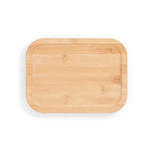 Produit PORTOBELLO. Lunch Box. Boîte hermétique en verre borosilicaté et couvercle en bambou 1000 mL Image