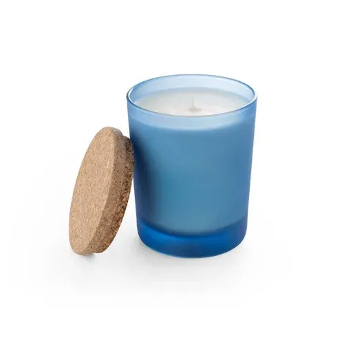 Produit DUVAL. Bougie aromatique dans une coupe en verre avec couvercle en liège 180 g Image