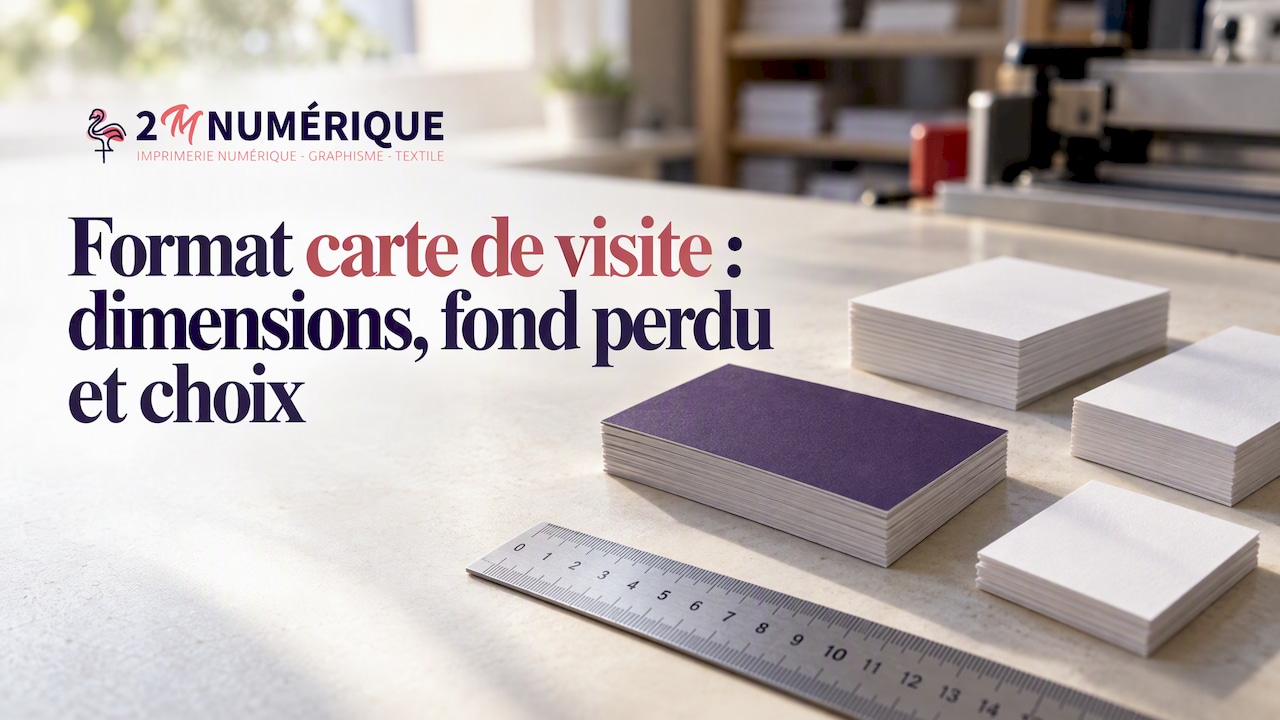 Cartes de visite disponibles dans différents formats