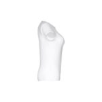 THC SOFIA WH. T-shirt femme en coton ceinturé. Couleur blanche – Image 4