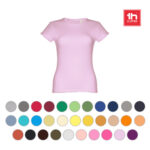 THC SOFIA. T-shirt ceinturé en coton pour femme