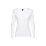 THC BUCHAREST WOMEN WH. T-shirt à manches longues ceinturé pour femmes – Image 2