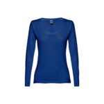 THC BUCHAREST WOMEN. T-shirt ceinturé à manches longues pour femmes en coton – Image 11
