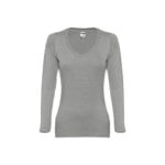 THC BUCHAREST WOMEN. T-shirt ceinturé à manches longues pour femmes en coton – Image 23