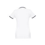 THC ROME WOMEN WH. Polo bicolore en coton pour femme – Image 4