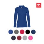 THC BERN WOMEN. Polo à manches longues pour femme