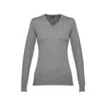 THC MILAN WOMEN. Pull à col V pour femmes en coton et polyamide – Image 6