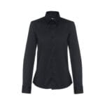 THC PARIS WOMEN. Chemise en popeline à manches longues pour femmes – Image 2
