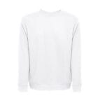 THC COLOMBO WH. Sweat-shirt (unisexe) en éponge italienne sans carte. Couleur blanche – Image 2