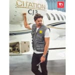 THC PIXEL. Gilet (200 g/m²) en polyester et coton – Image 3