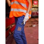 THC CARGO. Pantalon de travail en polyester et coton – Image 3