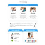 STARTER KIT INFINITEBOOK A5. Le set comprend un "Infinitebook", un kit de nettoyage, un marqueur et un porte-marqueur – Image 4