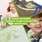 Fossil Excavation Kit III. Jeu éducatif livré avec un sac cadeau en papier kraft (115 g/m²) – Image 8