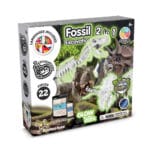 2 in 1 Fossil Excavation Kit V. Jeu éducatif livré avec un sac cadeau pliable en 190T – Image 2