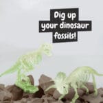 2 in 1 Fossil Excavation Kit V. Jeu éducatif livré avec un sac cadeau pliable en 190T – Image 6