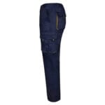 VL HYPNOS. Pantalon sergé, bicolore, multipoches (200g/m²), en coton (35%) et polyester (65%) – Image 8